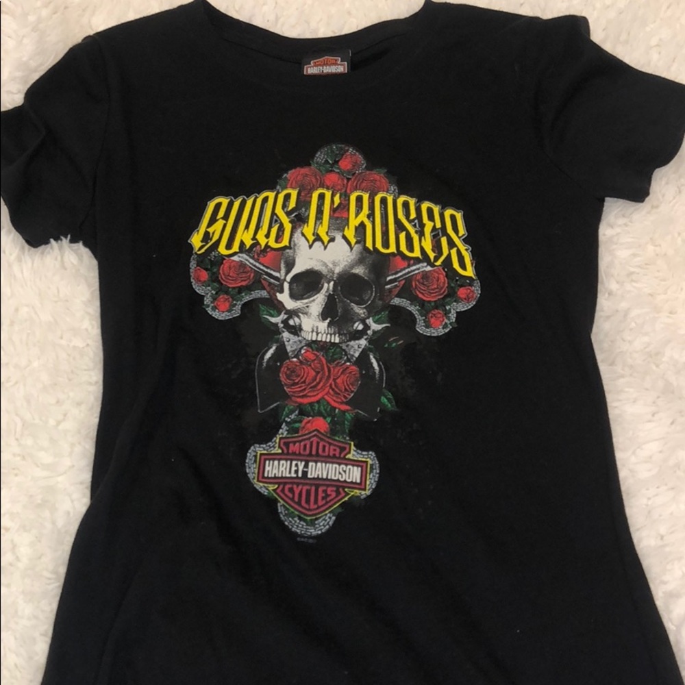 NEW Harley Davidson Guns N Roses Tee